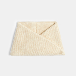 سنود كروس محبوك باللون البيج للفتيات الصغيرات